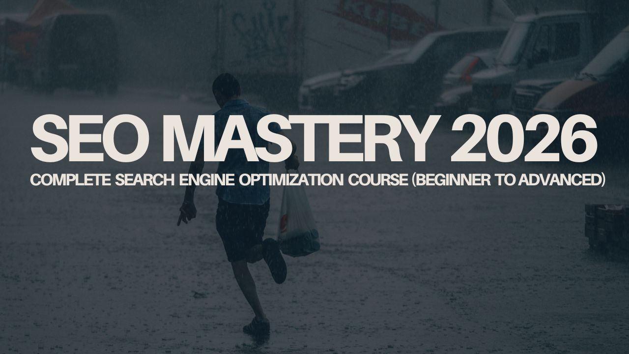 SEO Mastery 2026: Complete Search Engine Optimization Course (Beginner to Advanced)